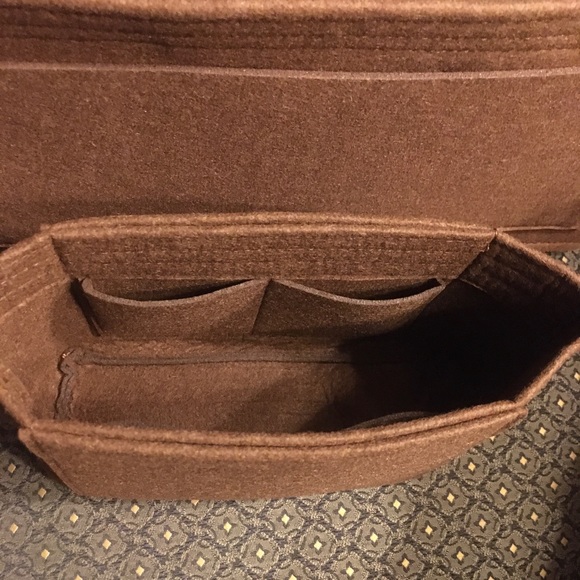 Purse insert XS rich Brown shaper pouchette - Picture 2 of 5